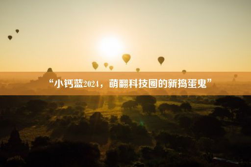 “小钙蓝2024，萌翻科技圈的新捣蛋鬼”