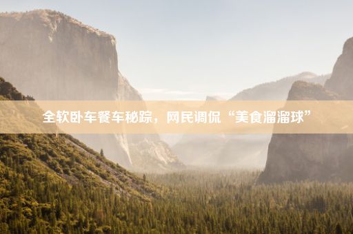 全软卧车餐车秘踪，网民调侃“美食溜溜球”